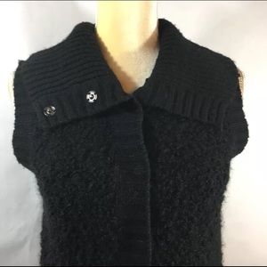 Romeo & Juliet M High Pile Wool Sweater Vest Shawl